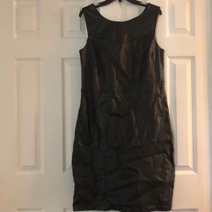 Ashely Stewart leather like Dress